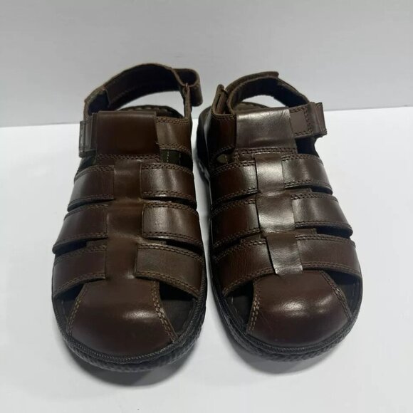 Hush Puppies Mens Ethan Fisherman Sandal Brown Size 9 M